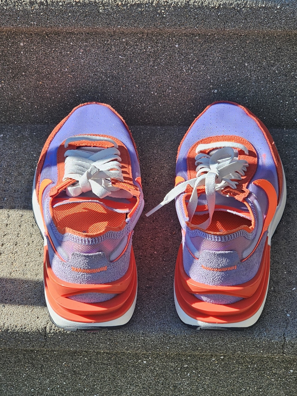 Nike Waffle One 'Active Fuchsia' DC2533-800 Women's Shoes Size 9 Orange & Purple - Picture 4 of 14